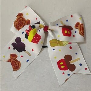 Disney-Inspired Mickey Mouse Ice cream Hair Tie
